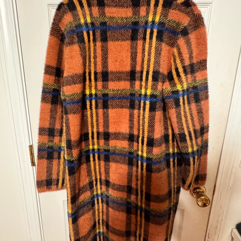 NWOT Baciano Plaid Sweater Shacket - Picture 2 of 7